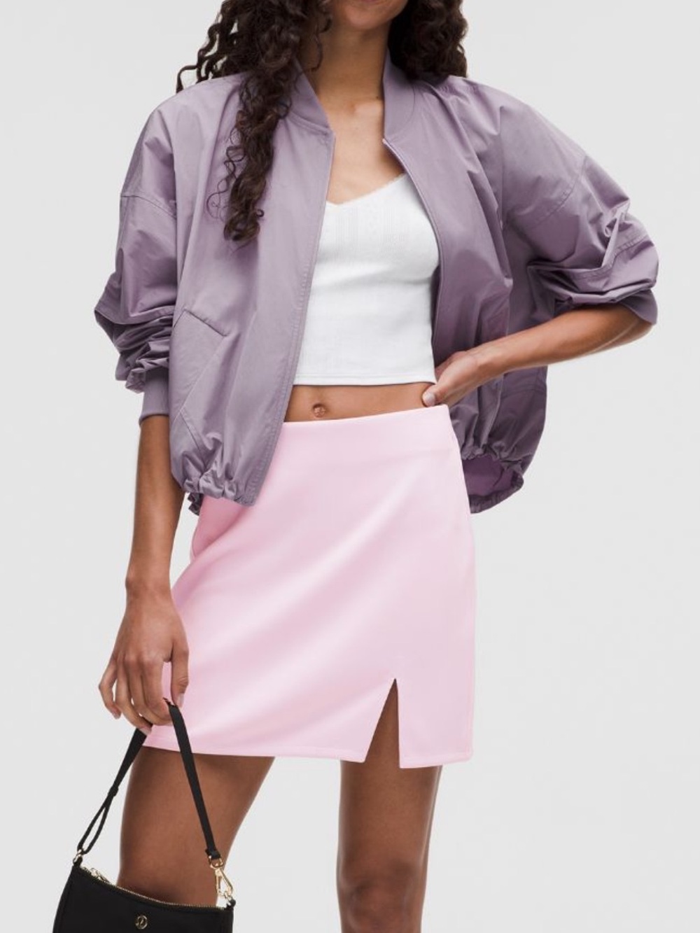 NWT Lululeom Light Pink Softstreme High Rise Mini Skirt